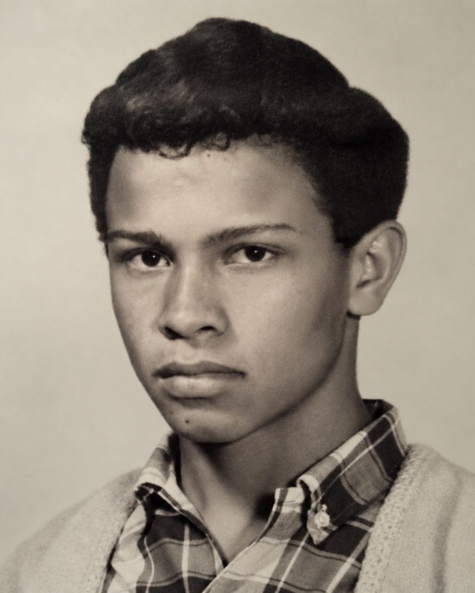 Sidney Strickland as a teenager in Redlands, California