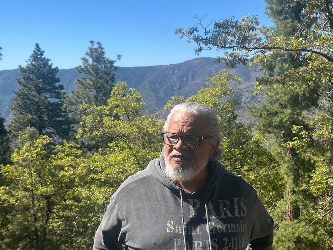 Sidney Strickland in the mountains